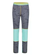 Spodnie sportowe damskie - Icepeak Legginsy funkcyjne "Challis" w kolorze szaro-turkusowym - miniaturka - grafika 1
