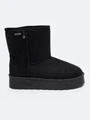 Botki damskie - BIG STAR Botki w kolorze czarnym - miniaturka - grafika 1