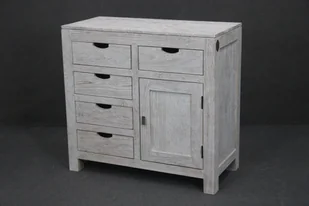 Komoda Nature White #88 Akacja Bielona 90X42X85 Cm B 4894 - Komody - miniaturka - grafika 1