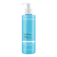 Żele do mycia twarzy - Dermedic Hydrain Kremowy Żel do mycia - miniaturka - grafika 1