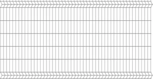 Panel ogrodzeniowy 3D ocynk, 123x250 cm, oczko 75x200 mm, drut 3.2 mm - Ogrodzenia - miniaturka - grafika 1
