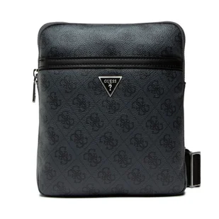 Saszetka Guess Vezzola Smart Crossbody Flat HMEVZL P2223 Czarny - Torby męskie - miniaturka - grafika 1