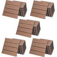 Podesty i deski tarasowe - Płytki WPC Zestaw 55 szt. Klasyczne Terakota 30x30cm - miniaturka - grafika 1