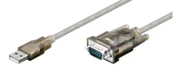 Adaptery i przejściówki - Microconnect 68875 adapter kablowy 1,5 m USB Typu-A VGA (D-Sub) Przezroczysty - miniaturka - grafika 1