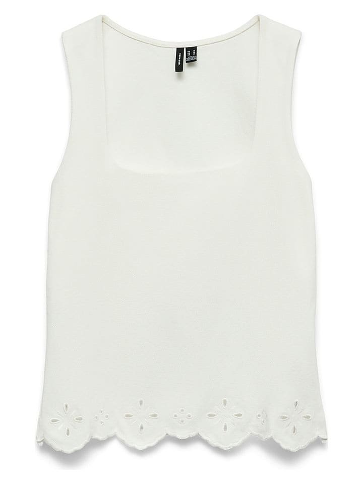 Vero Moda Top w kolorze białym