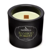 Świece - Świeczka sojowa Bamboo Forest czarna 170g - miniaturka - grafika 1