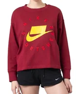 Bluzy damskie - Bluza Nike Sportswear French Terry Crop AR3052-677 r.S - miniaturka - grafika 1