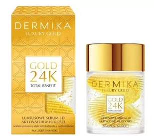 DERMIKA Luxury Gold 24k Luksusowe serum 3D 60 g - Serum do twarzy - miniaturka - grafika 1