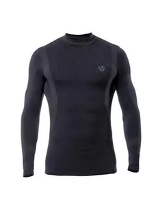 Vivasport Męska bluza termiczna Lupetto, czarny, L/XL - Bluzy męskie - miniaturka - grafika 1