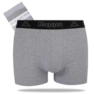 Majtki męskie - KAPPA Bokserki Męskie 1P Szare Rozmiar XL - miniaturka - grafika 1