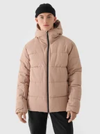 Kurtki męskie - 4F Kurtka narciarska membrana 5000 męska - brązowa XXL - miniaturka - grafika 1