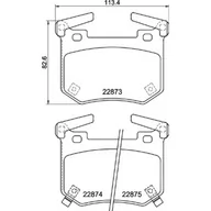 Klocki hamulcowe - Klocki hamulcowe - komplet BREMBO P 30 124 - miniaturka - grafika 1