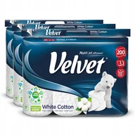 Papier toaletowy - Velvet 12Szt 3W Papier Toal. White Cotton /671 - miniaturka - grafika 1