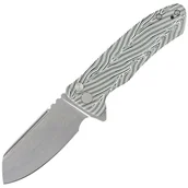 Noże - Nóż składany Kubey Knife Creon White/Green G10, Damascus (KU336A) - miniaturka - grafika 1
