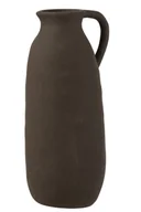 Dzbanki i imbryki - Wazon Dzbanek Ceramiczny Czarny Duży - miniaturka - grafika 1