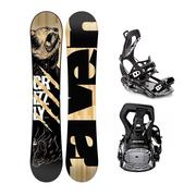 Deski snowboardowe - Deska Raven Grizzly 2023 z wiązaniami Raven FT 360 black - miniaturka - grafika 1