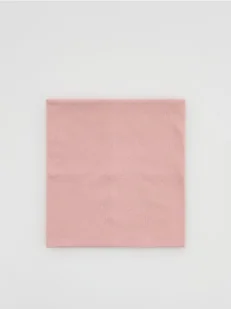 Reserved - Bawełniany komin - pastelowy róż - Apaszki i szaliki damskie - miniaturka - grafika 1