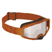 Okulary sportowe - Gogle Rowerowe MTB iXS Trigger - Przezroczysta Soczewka Przypalona pomarańcz - miniaturka - grafika 1