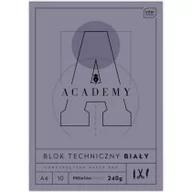 Szkolne artykuły papiernicze - Blok techniczny A4 Academy - miniaturka - grafika 1
