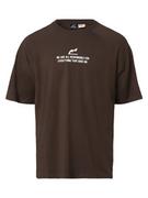 Koszulki męskie - Redefined Rebel - T-shirt męski  RRDwayne, brązowy|szary - miniaturka - grafika 1