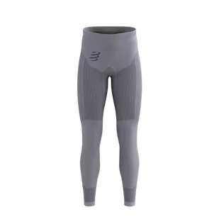 COMPRESSPORT Legginsy termoaktywne ON/OFF TIGHTS szare - Spodnie sportowe męskie - miniaturka - grafika 1