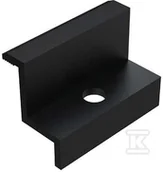 Akcesoria do kolektorów i fotowoltaiki - Klema końcowa 35mm czarna (K-06-35-CZ) - miniaturka - grafika 1