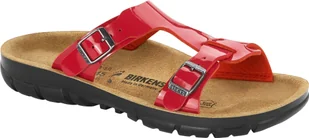 Birkenstock klapki damskie SOFIA czerwony patent 39 - Klapki i japonki damskie - miniaturka - grafika 1