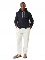 Bluzy męskie - TOMMY HILFIGER BLUZA MĘSKA GRANATOWA PROSTA KLASYCZNA Z LOGO L 6BA - miniaturka - grafika 1