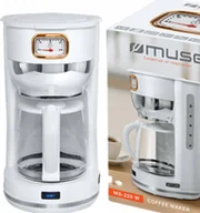 Ekspresy do kawy - Ekspres przelewowy Muse EKSPRES PRZELEWOWY MUSE MS-220W 1000W - miniaturka - grafika 1