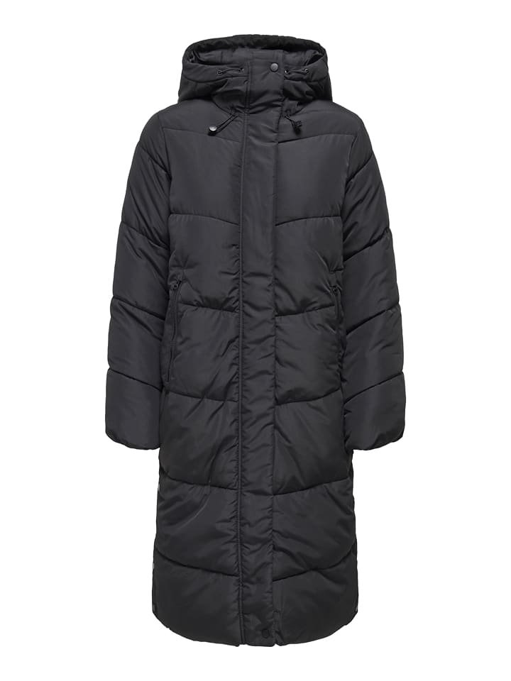 ONLY Płaszcz pikowany w kolorze czarnym