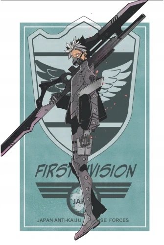 Plakat Anime Kaijuu 8-gou KAI8_027 A2 (custom)