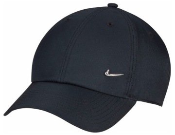 Nike czapka z daszkiem metal logo czarna bejsbolówka FB5372-010 M/L