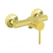 Baterie wannowe i prysznicowe - Ferro Fiesta Gold bateria prysznicowa ścienna złoty połysk BFI7G - miniaturka - grafika 1