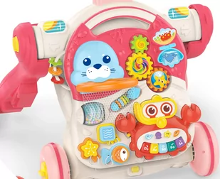 WOOPIE BABY Pchacz Chodzik Stolik Edukacyjny Hulajnoga Jeździk 4w1 - Chodziki - miniaturka - grafika 4