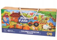 Puzzle - Układanka puzzle-farma 40el G210426 91172 - miniaturka - grafika 1