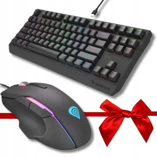 ZESTAW GAMINGOWY Klawiatura MECHANICZNA Myszka Gamingowa GENESIS dla graczy - Zestawy myszka + klawiatura - miniaturka - grafika 1
