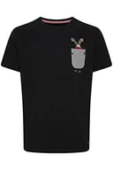 Koszulki męskie - Blend Męski t-shirt s/s, 194007/czarny, XXL - miniaturka - grafika 1
