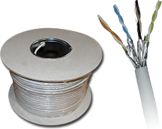 Alantec kabel, U-FTP, 4x2x23AWG, kat.6A, LSOH, 500m, 10Gb/s, 100% MIEDŹ KIF6ALSOH500