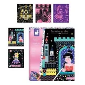 Zabawki kreatywne - Janod Zestaw Kreatywny do Zdrapywania Księżniczki 5 lat +, - miniaturka - grafika 1