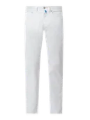 Spodnie męskie - Spodnie o kroju tapered fit z dodatkiem streczu model ‘Lyon’ — ‘Futureflex’ - miniaturka - grafika 1