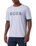 Koszulki męskie - BOSS T-shirt męski, Open Blue481, S - miniaturka - grafika 1