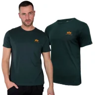 Odzież taktyczna i umundurowanie - Alpha Industries Small Logo Basic 188505 353 - Dark Petrol  XXL - miniaturka - grafika 1