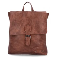 Torebki damskie - Plecak Damski w Stylu Vintage firmy Herisson 1502H450 Brązowy - miniaturka - grafika 1