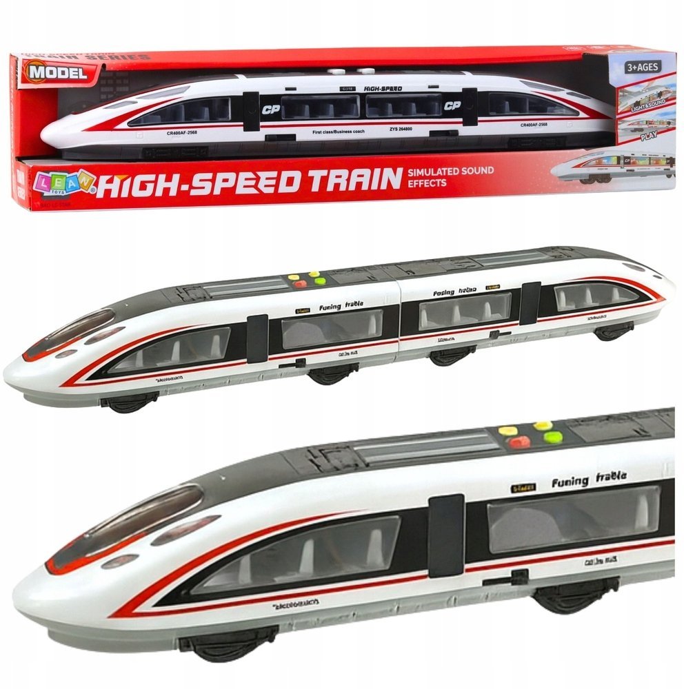 Pociąg Pasażerski Pośpieszny Otwierane Drzwi Światła Dźwięki