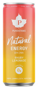 Soki i napoje niegazowane - Puhdistamo Naturalny Napój Energetyczny Lemoniada Rhuby, Napój Energetyczny, Rabarbar, 330 ml - miniaturka - grafika 1