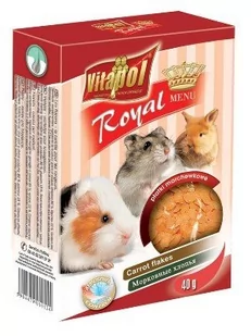 Vitapol Menu Płatki - Marchewka 40g [1012] 5819 - Przysmaki dla gryzoni - miniaturka - grafika 1