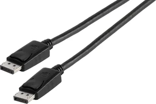 Kabel Vivanco Vivanco cable DisplayPort - DisplayPort 1m 45520, black - Kable komputerowe i do monitorów - miniaturka - grafika 1