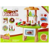 Zabawki AGD - Kuchnia na baterie z akcesoriami MEGA CREATIVE 482418 - miniaturka - grafika 1