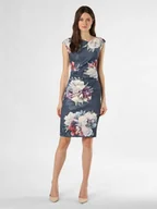 Sukienki - Swing - Damska sukienka wieczorowa, niebieski|wielokolorowy - miniaturka - grafika 1