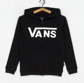 Bluzy damskie - Bluza Dziecięca Classic Zip Czarna VANS VN0A45AEY281 XL - Vans - miniaturka - grafika 1